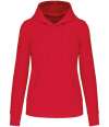 KB4028 K4028 Kariban Ladies Hooded Sweatshirt Red colour image